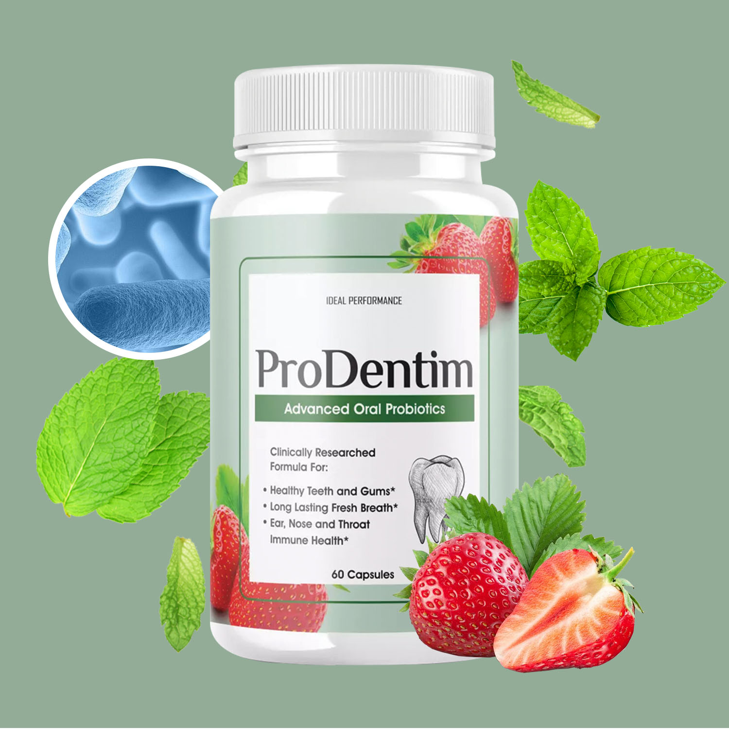 Teeth Whitening Gum - Probiotici orali avanzati: rinfresca l'alito, schiarire
