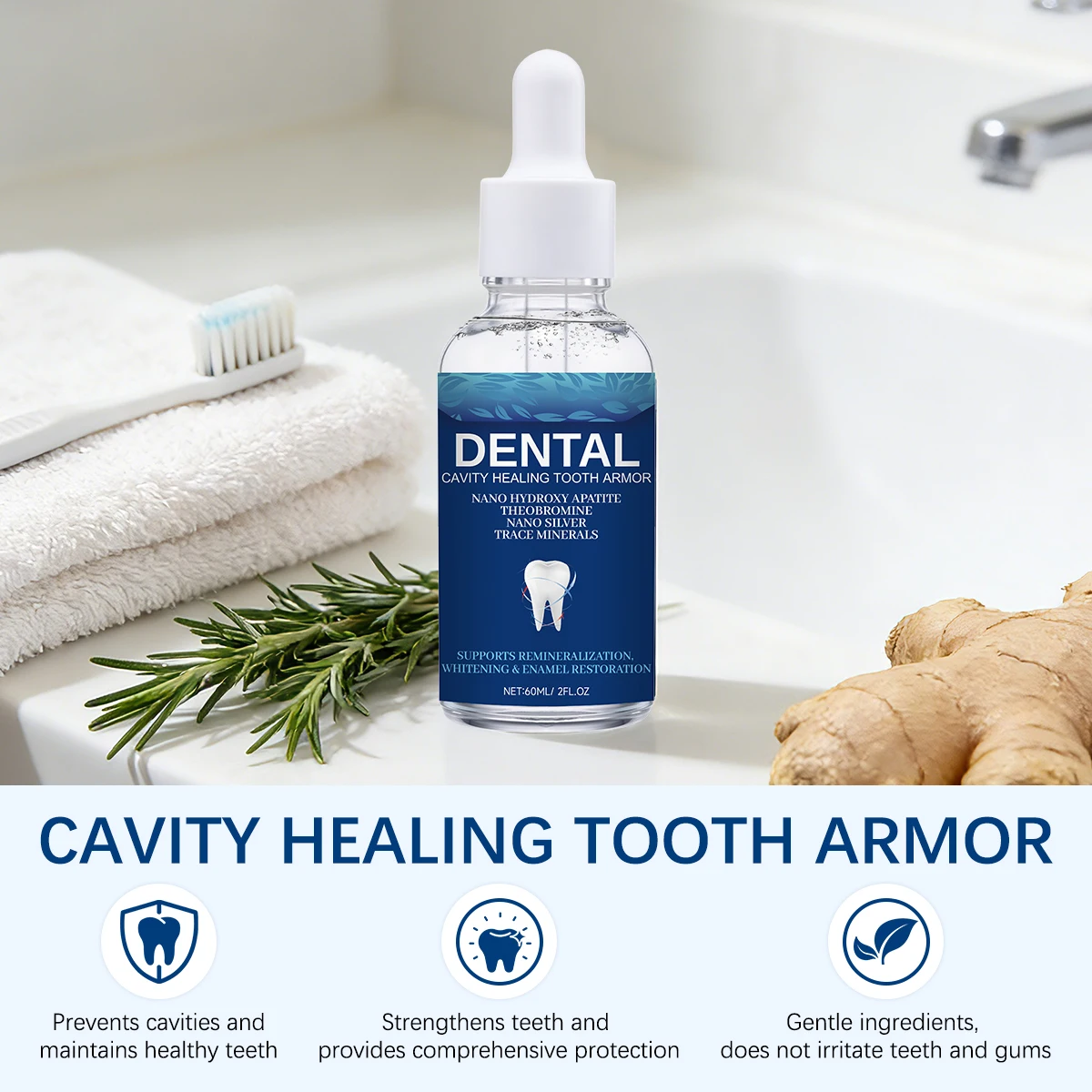 Enamel Repair Serum - Siero Sbiancante per Denti 60ml, Nano