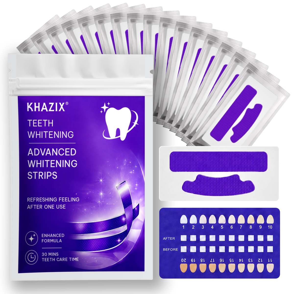 Teeth Whitening Strips Crest - 1/7 Paia di Strisce Sbiancanti per