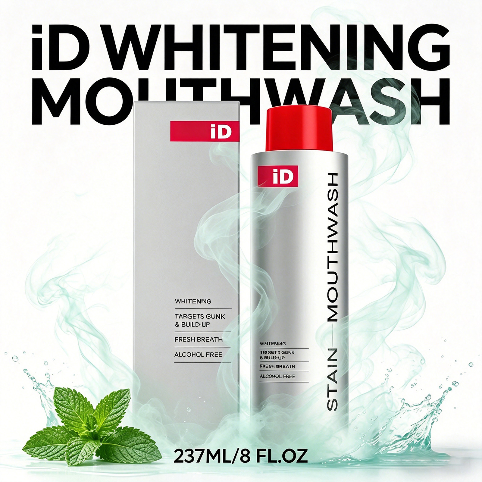 Whitening Mouthwash - Nuova Collutorio Sbiancante per Macchie -