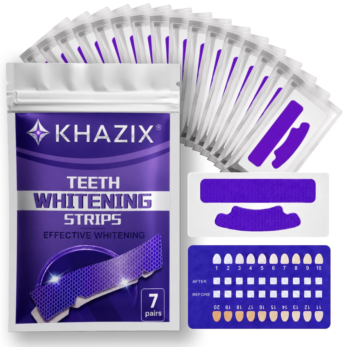 Teeth Whitening Strips Crest - 1/7 paia di strisce sbiancanti per