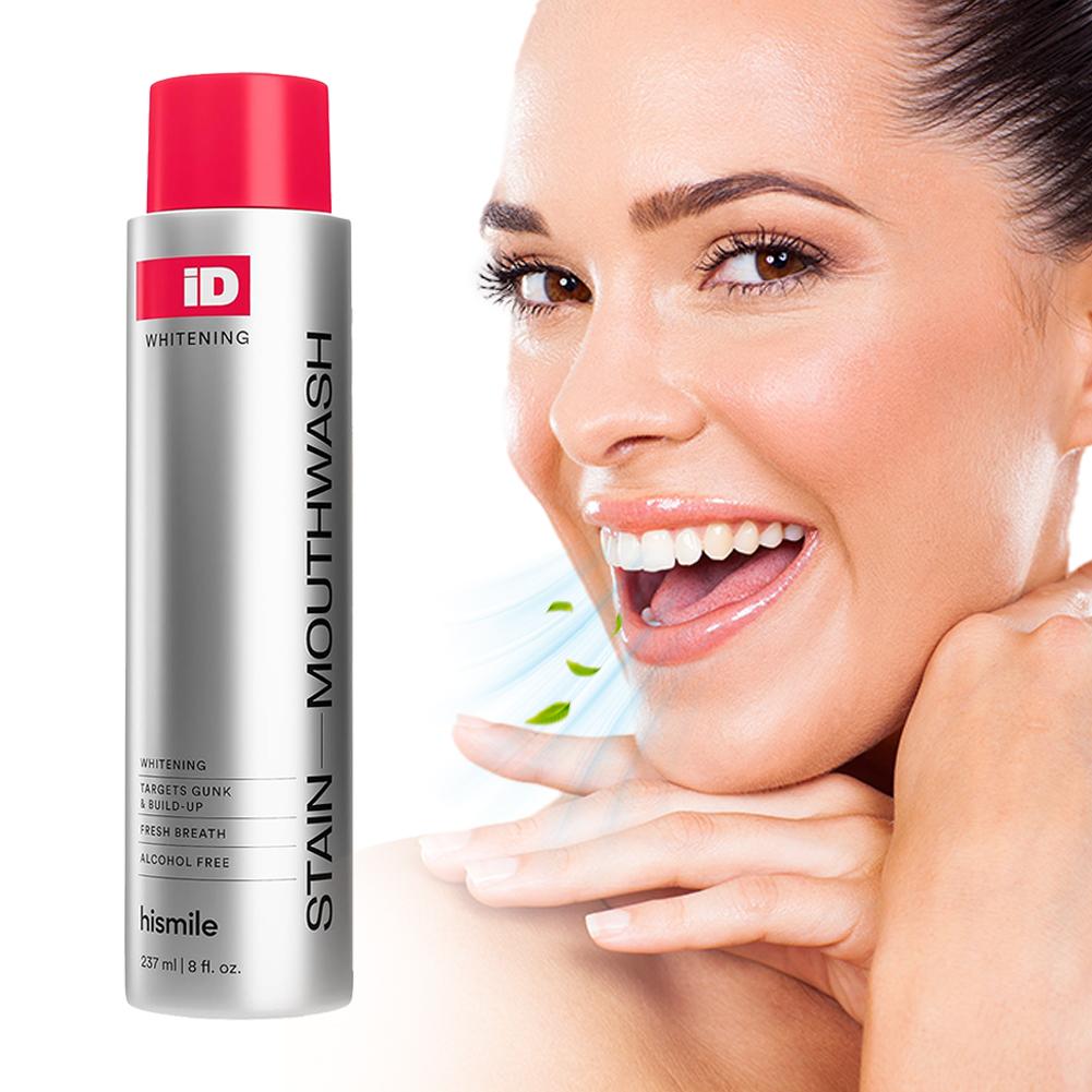 Whitening Mouthwash - Hismile iD Collutorio Senza Alcool per
