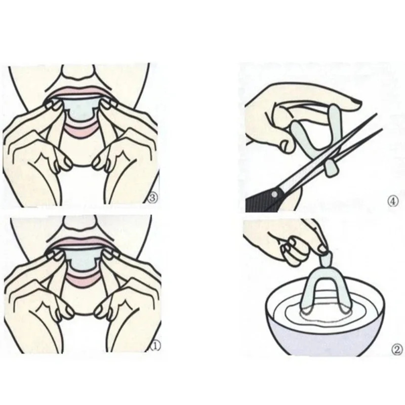 1/3/6 paia di paradenti in sil - Teeth Whitening For Trays recensione e prezzo