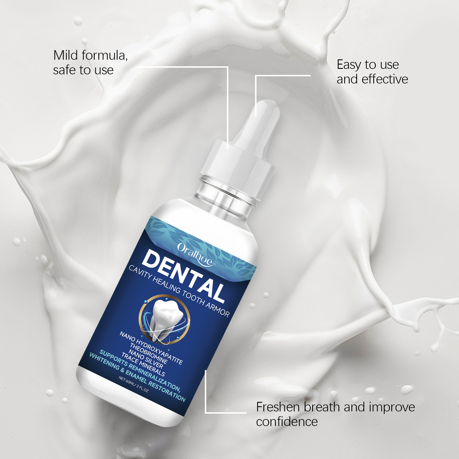 Siero Liquido Sbiancante per D - Teeth Whitening Gum recensione e prezzo