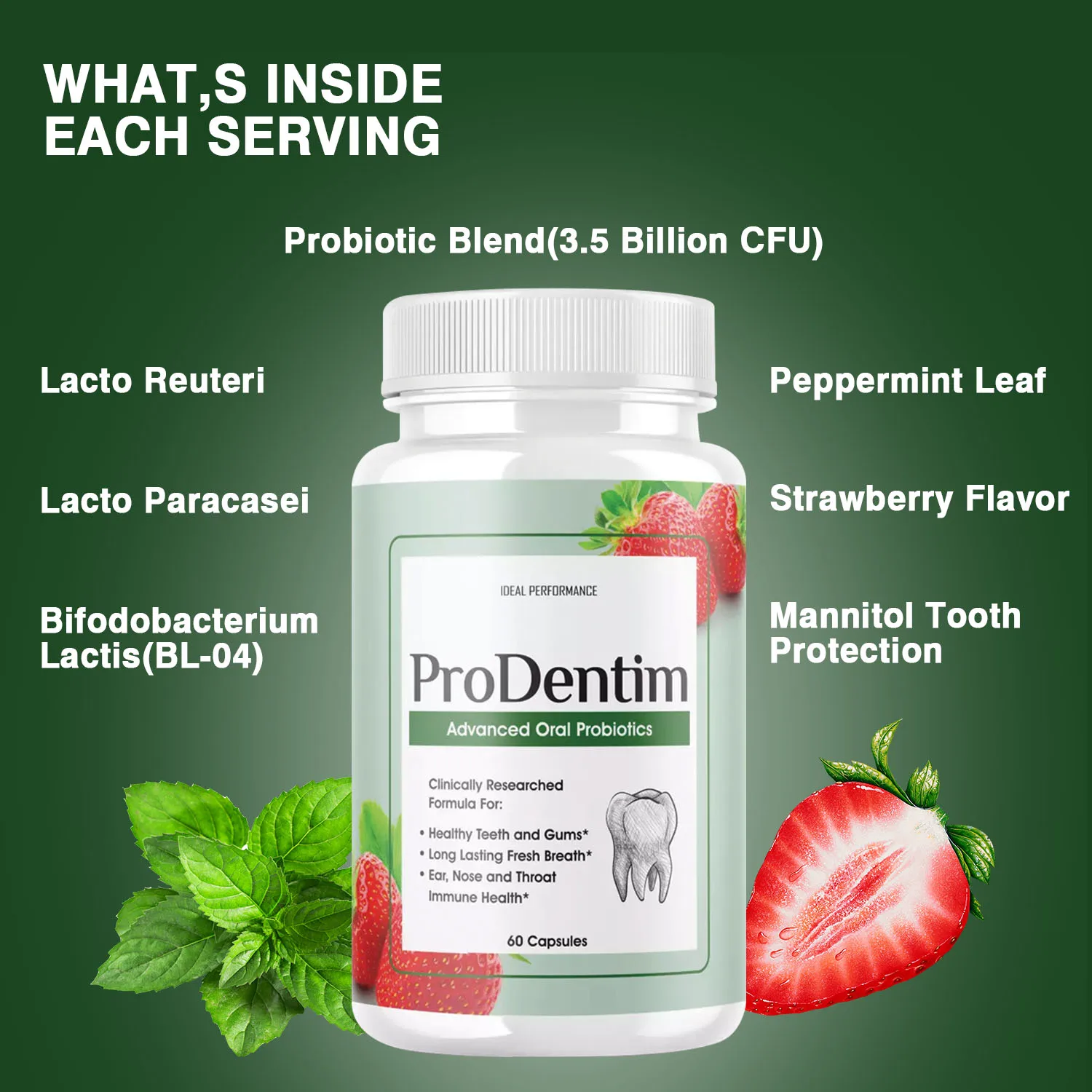 Probiotici orali avanzati: rin - Teeth Whitening Gum recensione e prezzo