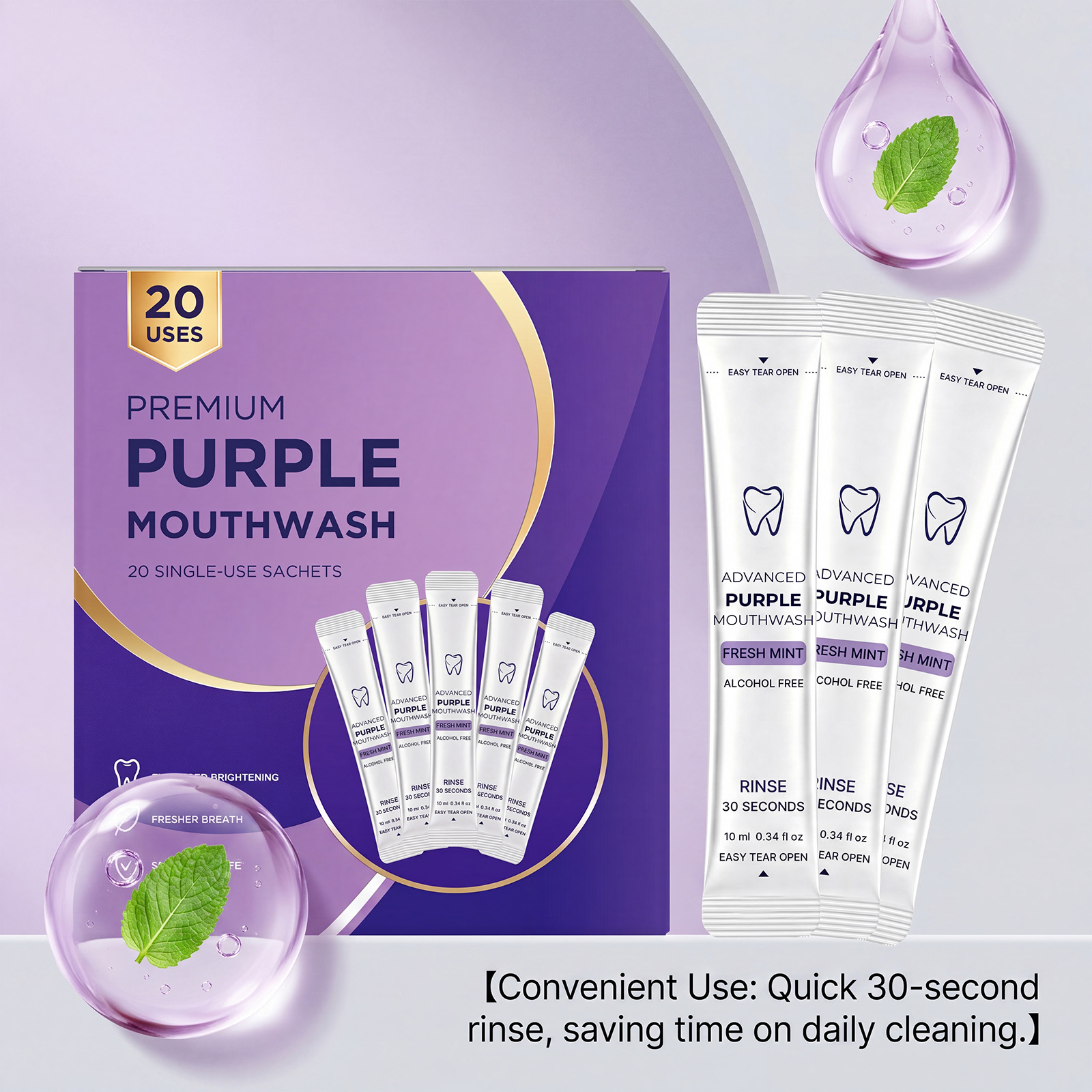 Confezione da 20/40 Collutorio - Whitening Mouthwash recensione e prezzo
