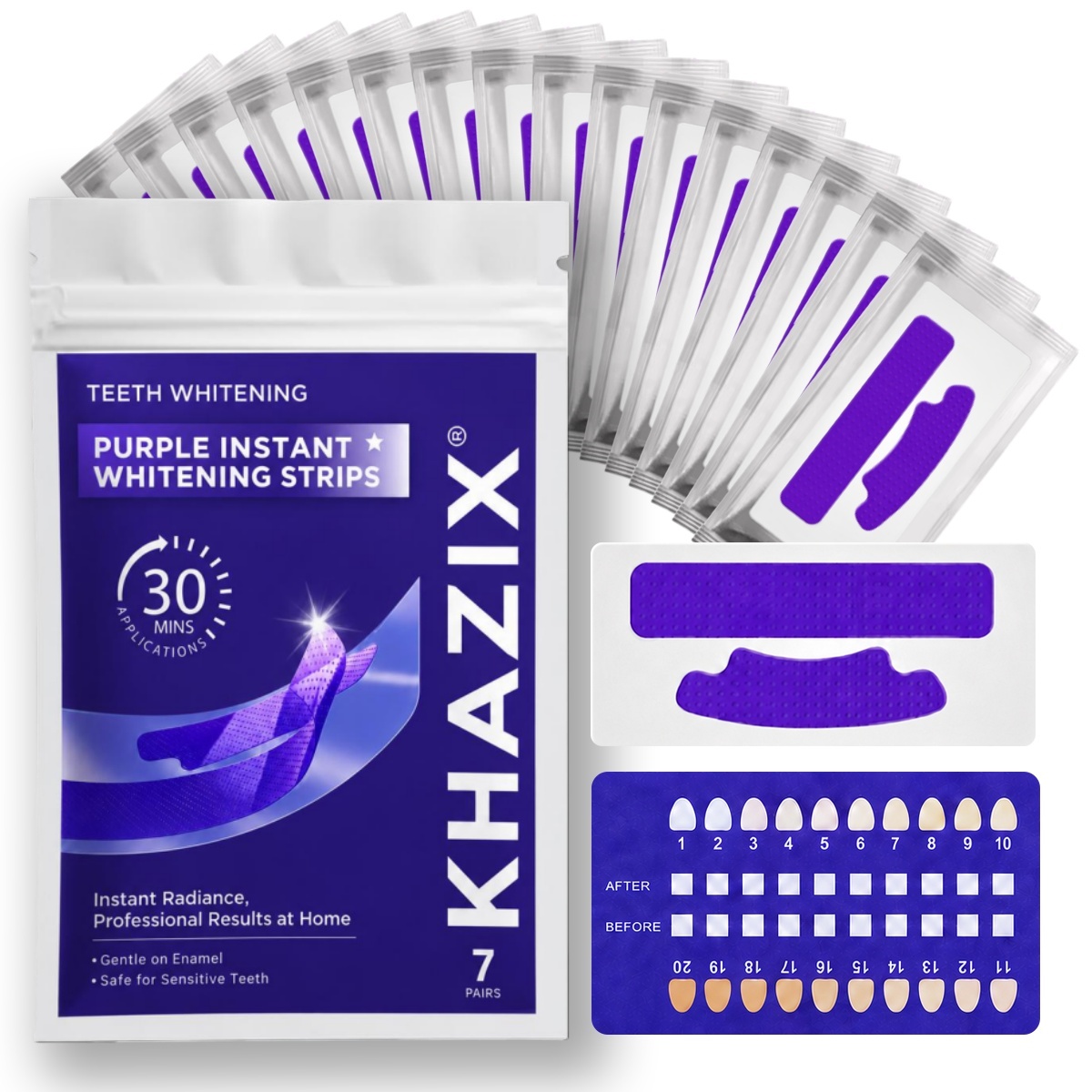 1/7 Paia di Strisce Sbiancanti - Teeth Whitening Strips Crest recensione e prezzo