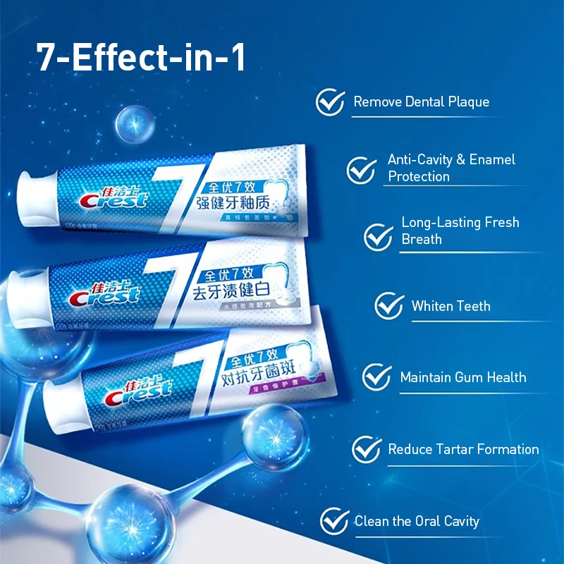 Crest 7 Effetti Dentifricio Sb - Teeth Whitening Effects recensione e prezzo
