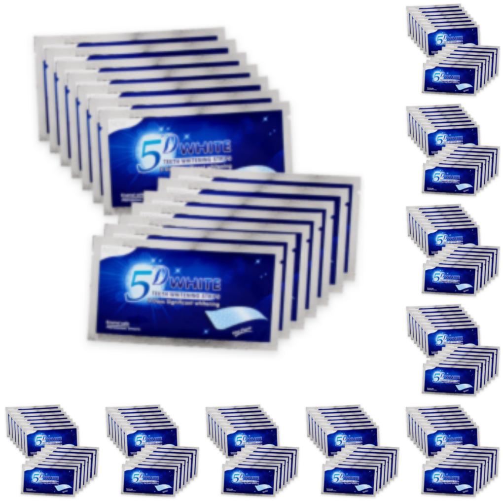 70/140 paia 5D strisce sbianca - Teeth Whitening Effects recensione e prezzo