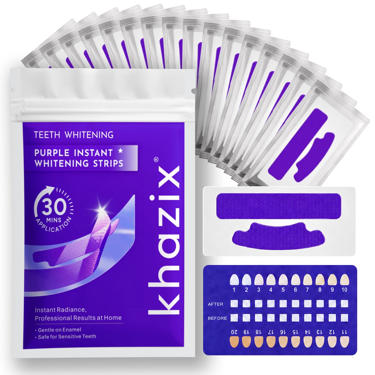 1/7 paia di strisce sbiancanti - Teeth Whitening Strips Crest recensione e prezzo